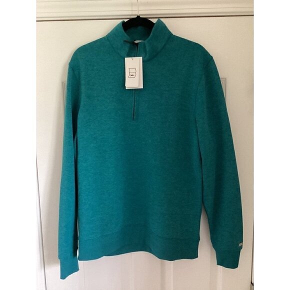 Nike Dri-Fit Player Men's Half-Zip Golf Top Size: Medium Color: Bright Spruce / - Picture 1 of 12